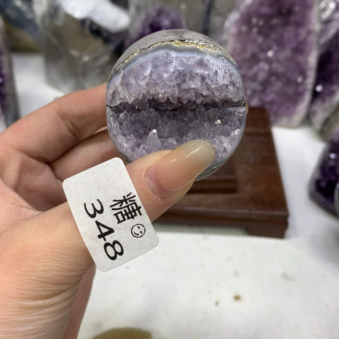 紫晶摆件未镶嵌水晶