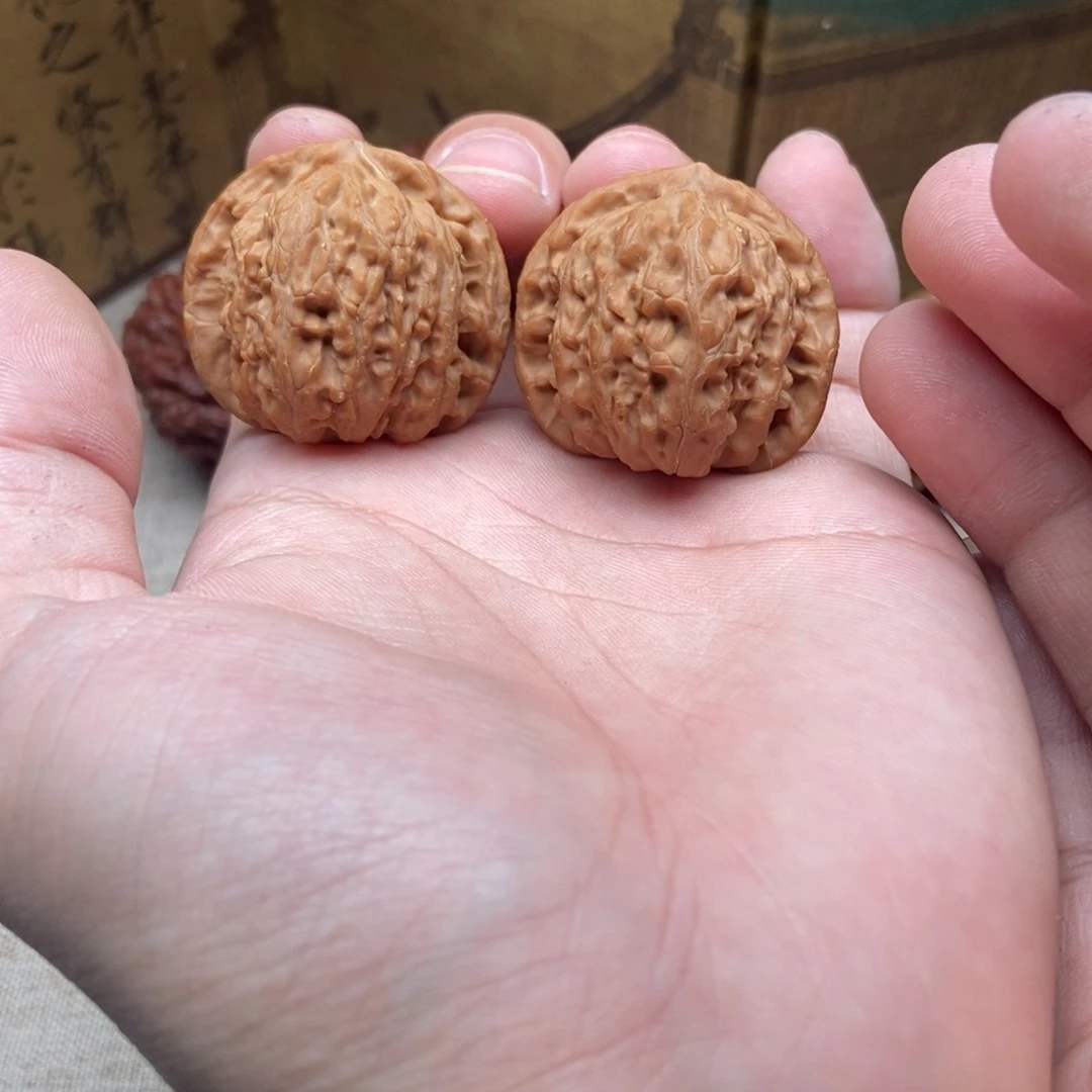 吊坠文玩核桃白狮子