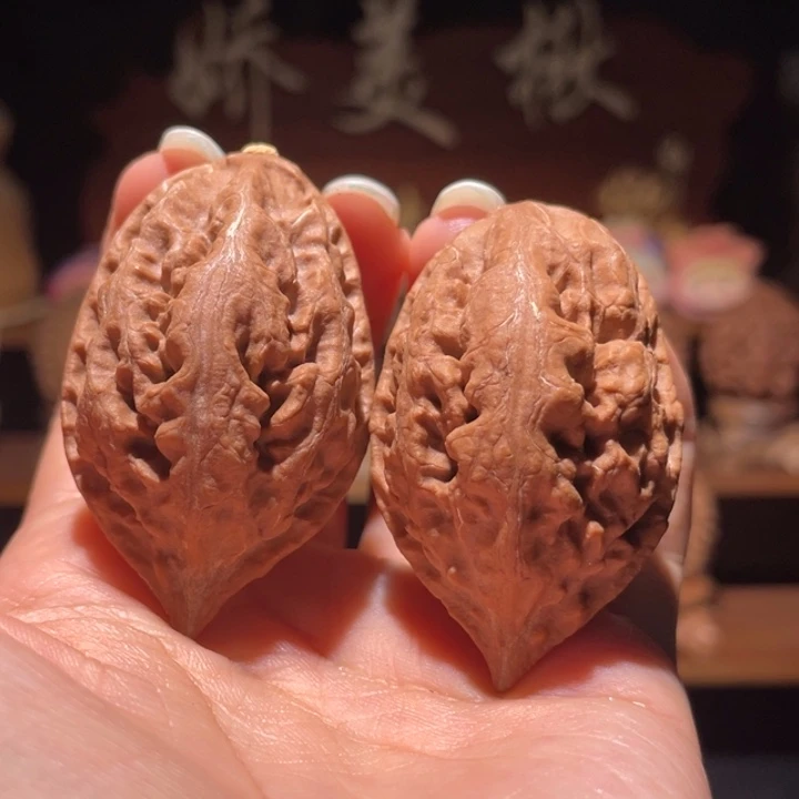 文玩核桃吊坠粗筋蜥蜴纹33