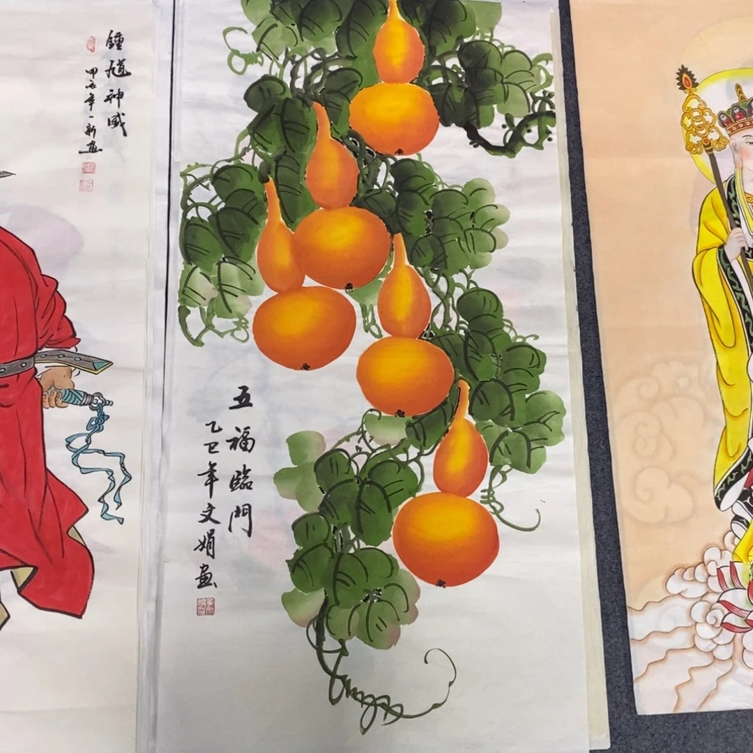 国画尺寸100✖️50三尺手绘画