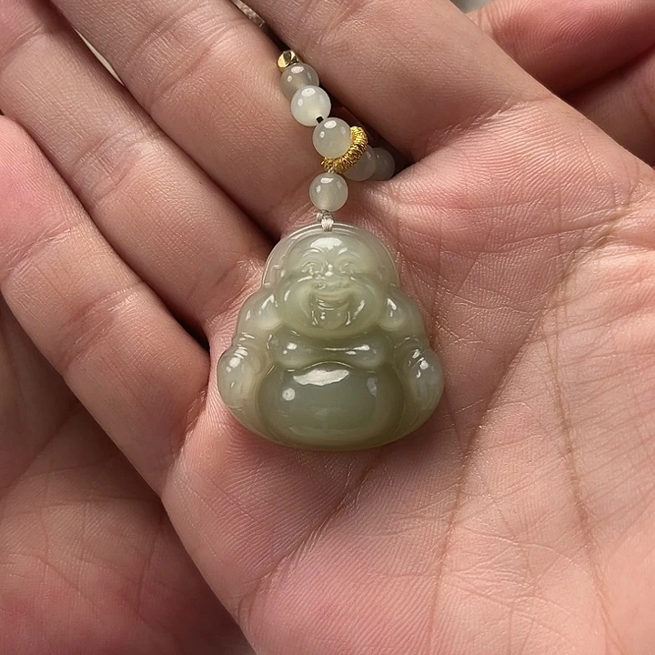 颈饰未镶嵌和田玉30佛公