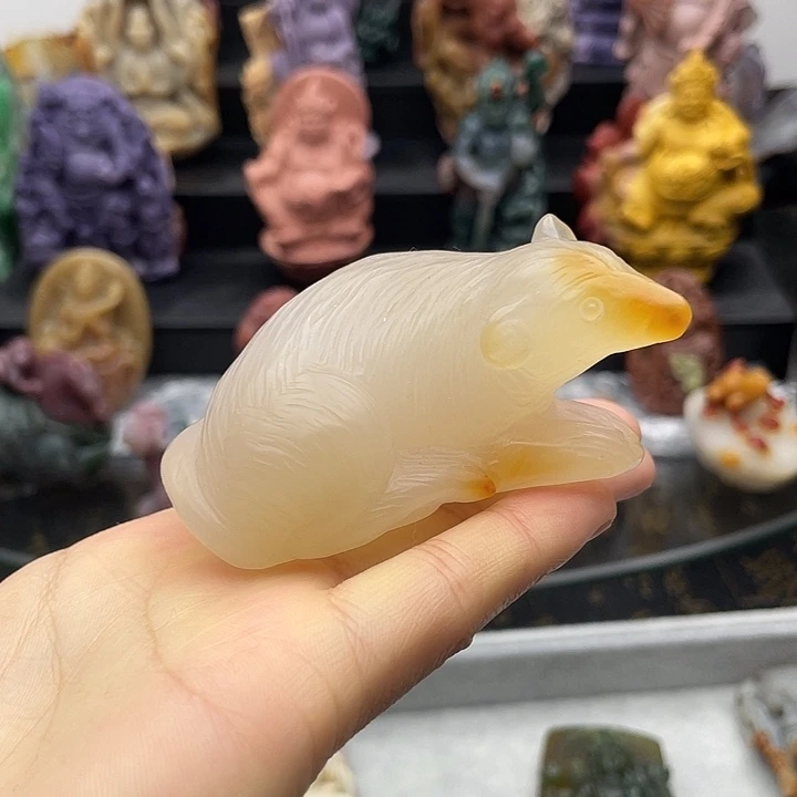 玛瑙/玉髓未镶嵌摆件