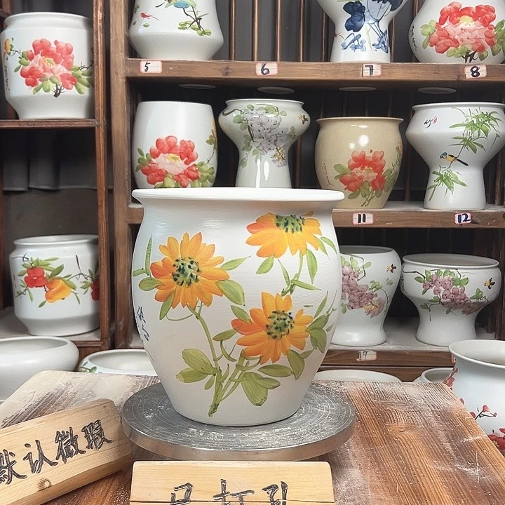 摆件圆口向日葵新款新款陶瓷