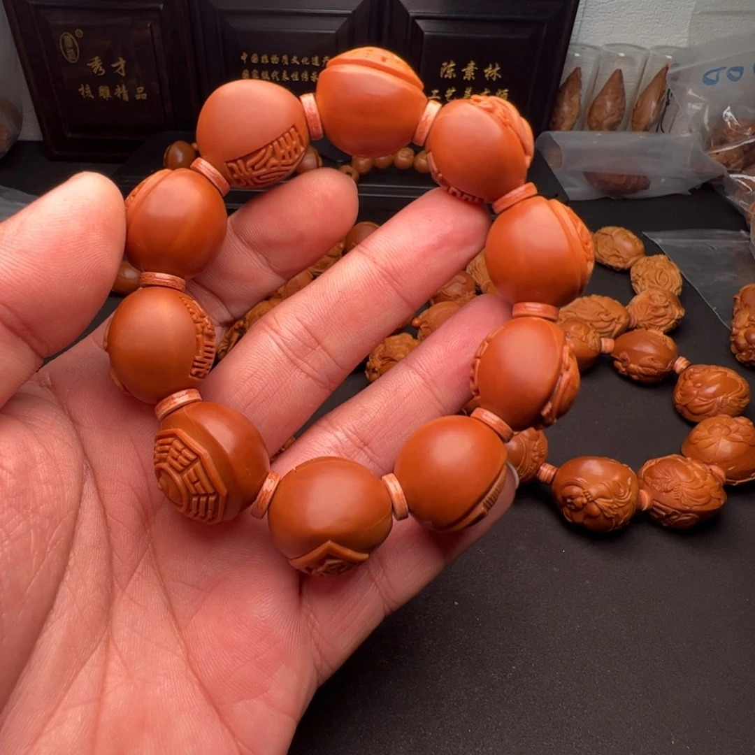 液***二手串/手链橄榄核橄榄核雕刻的作品