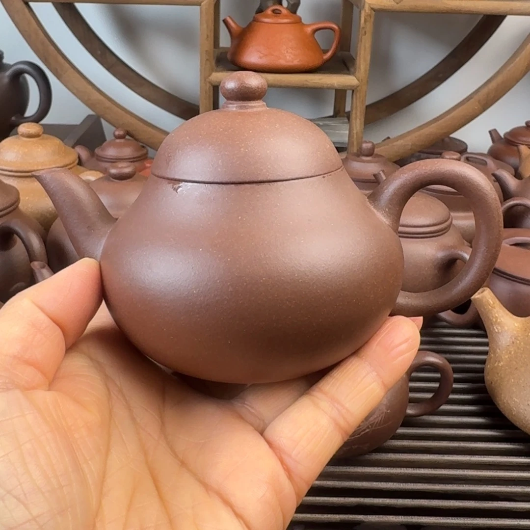 茶壶紫砂200cc梨形嫩底槽清