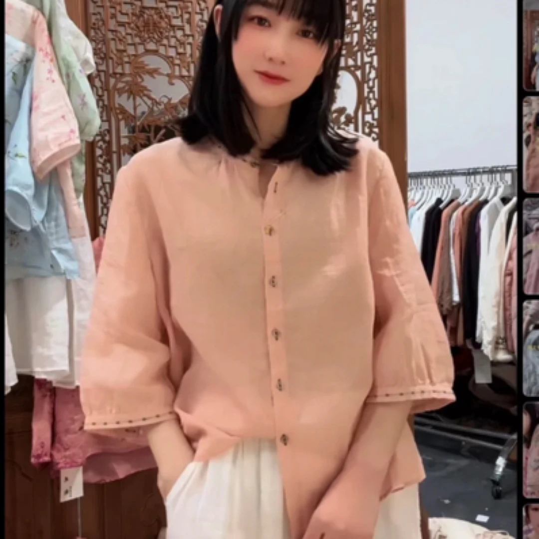 【601-700】新款苎麻小衫合集