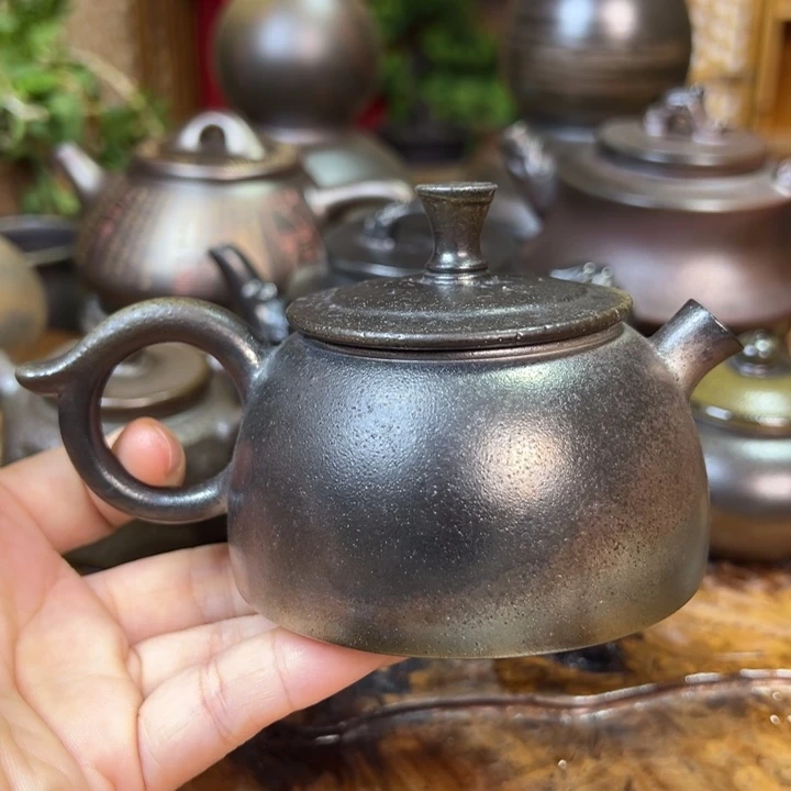 纯柴烧坭兴陶160cc  球孔