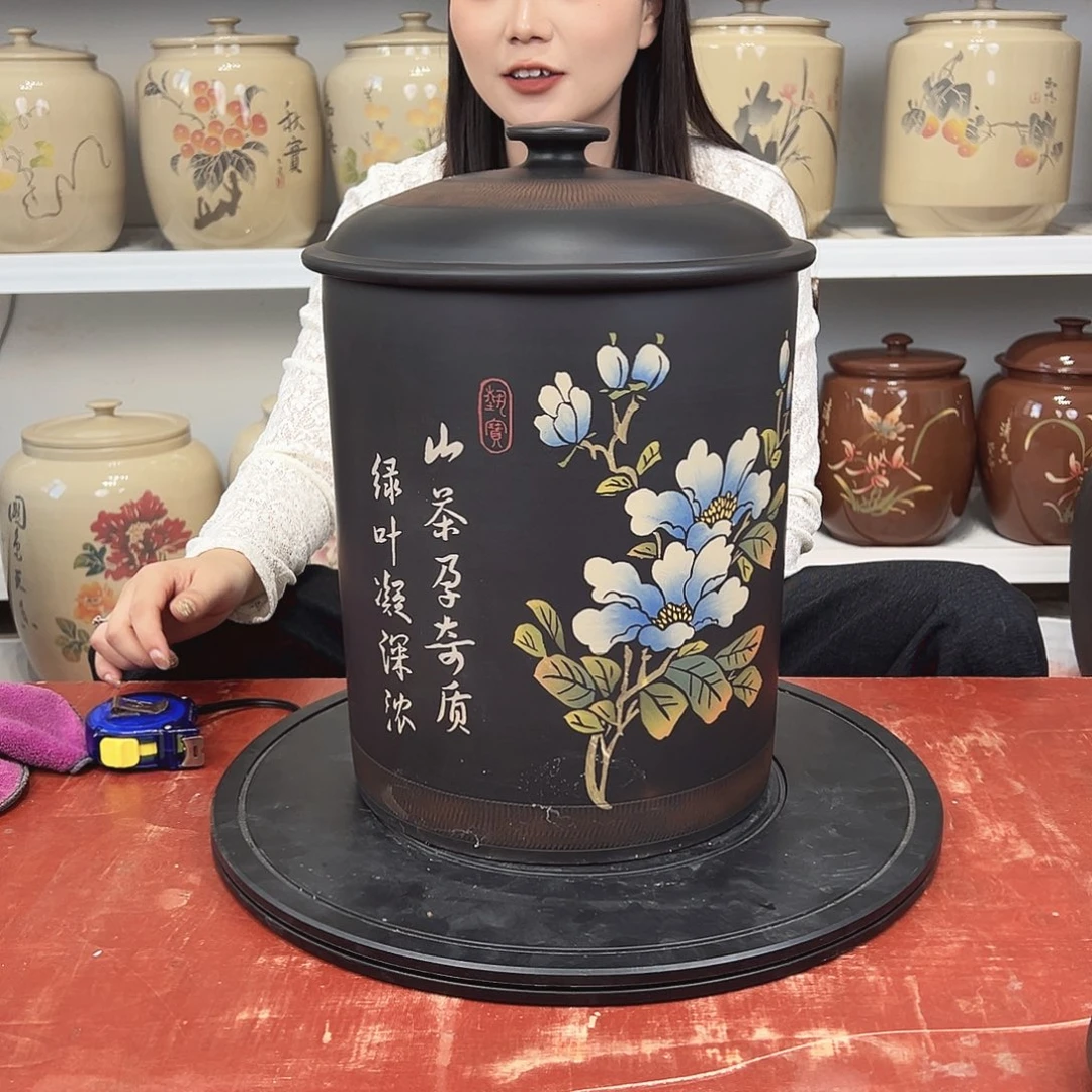 纯手工10饼建水紫陶