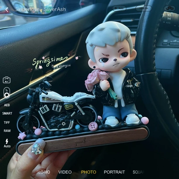 奶油胶汽车挪车号码牌