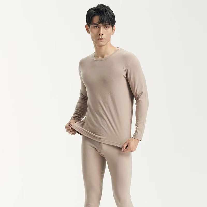 CL7105T男士圆领双面绒舒适亲肤保暖套装