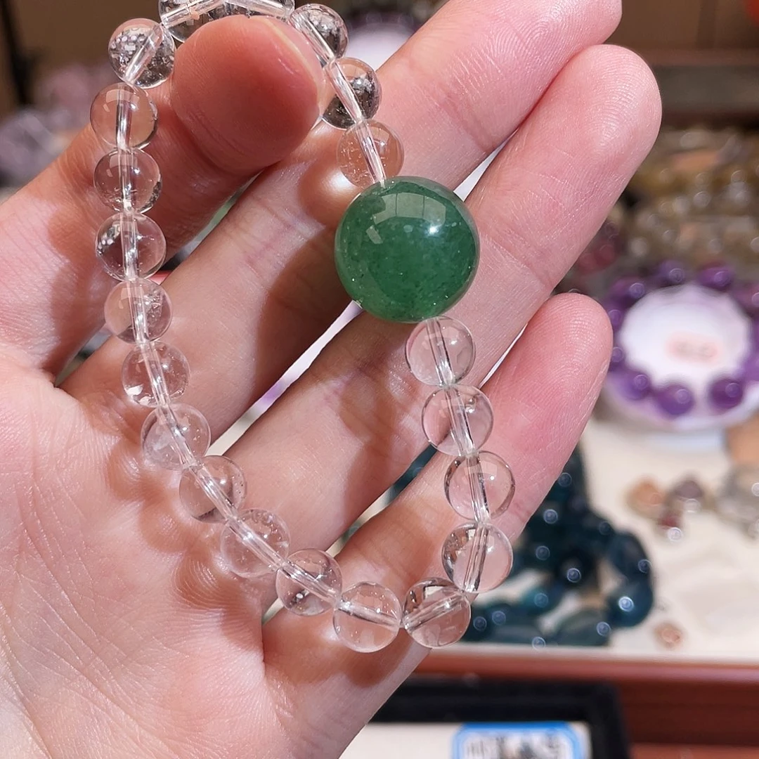 未镶嵌手串水晶白水设计款7.5m