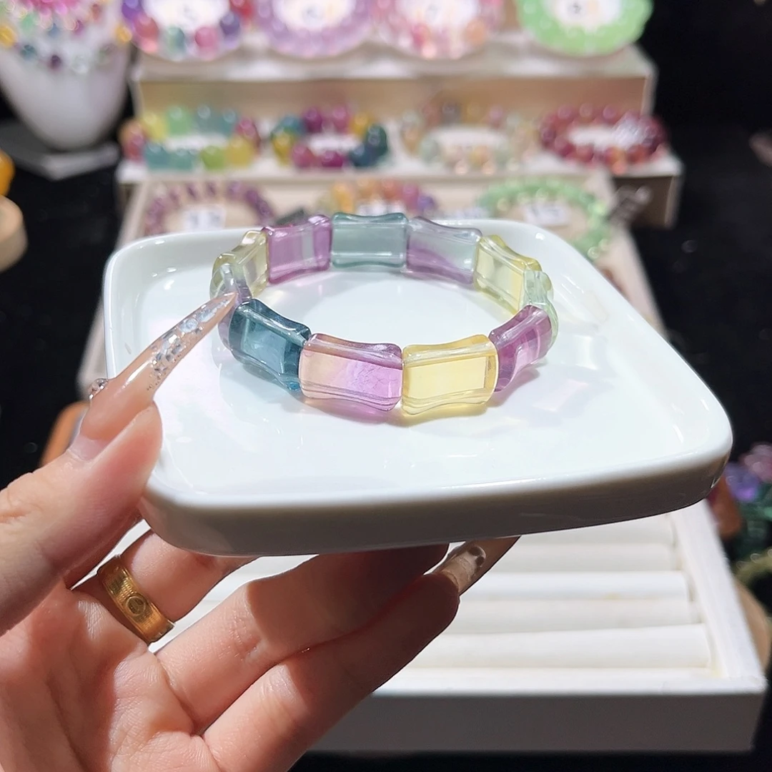 未镶嵌手链萤石手排