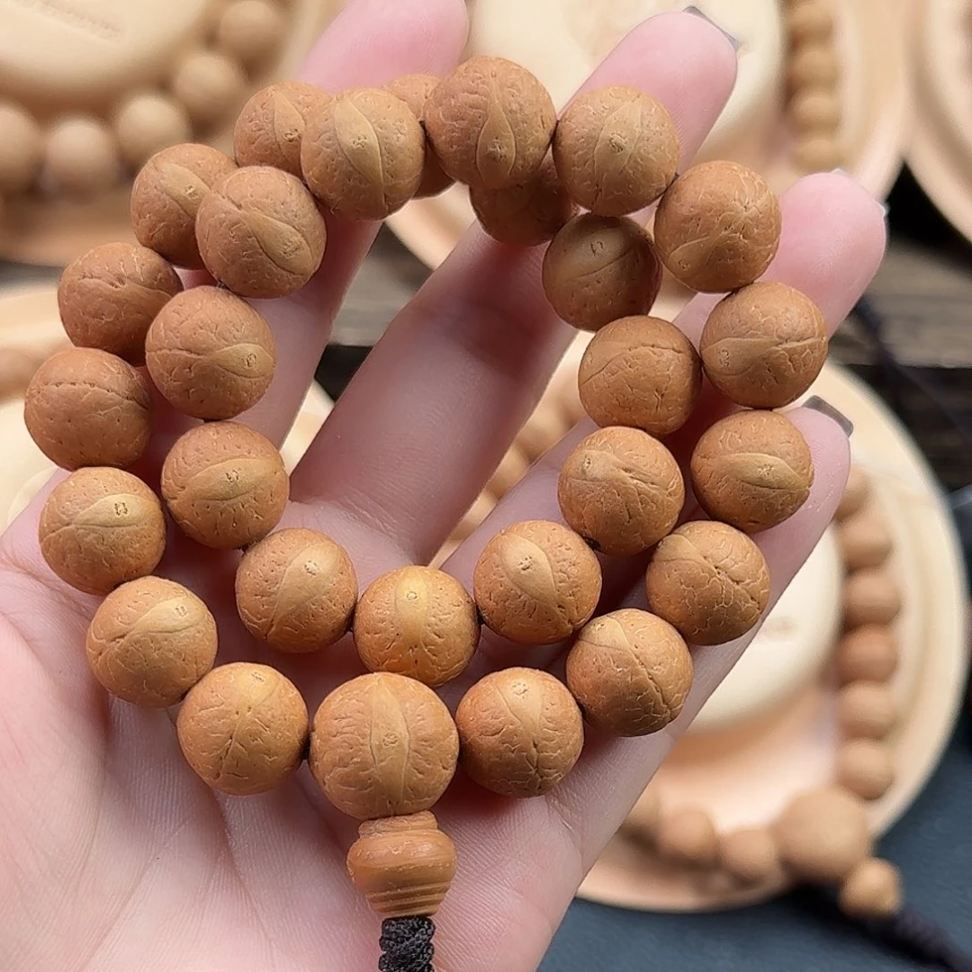 吊坠凤眼菩提精品尖货13mm手持正圆红皮金眼毕业级