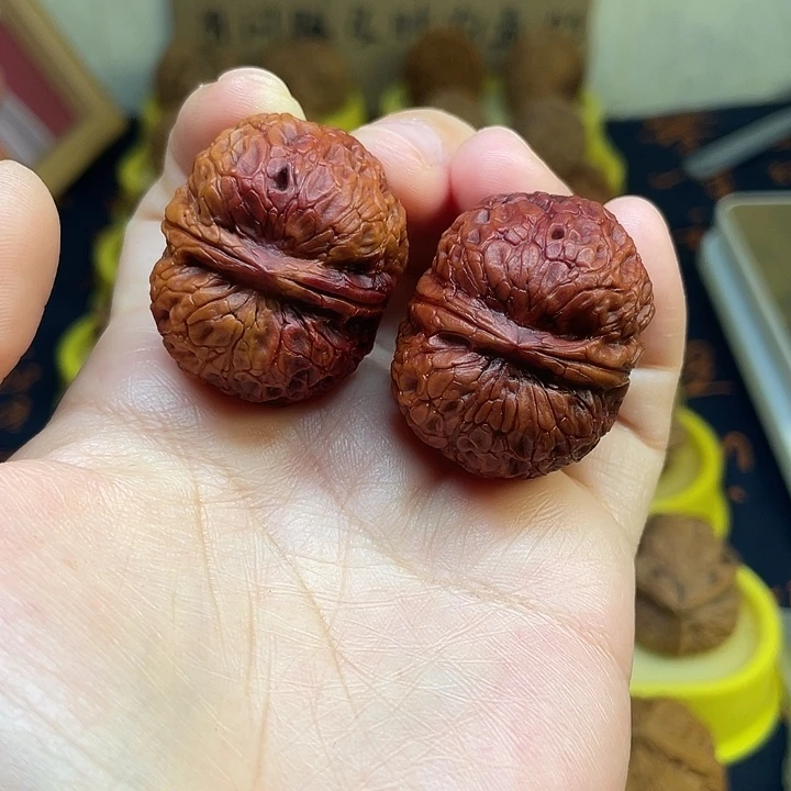 把件文玩核桃2、蟒纹虎头35