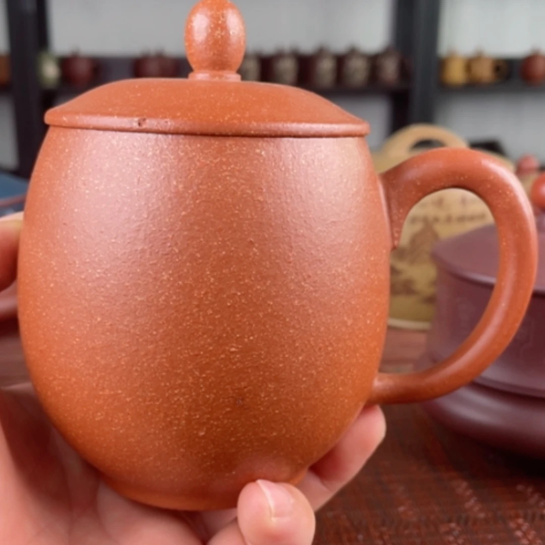 【闪购商品】茶杯紫砂宜兴原矿紫砂盖杯微瑕