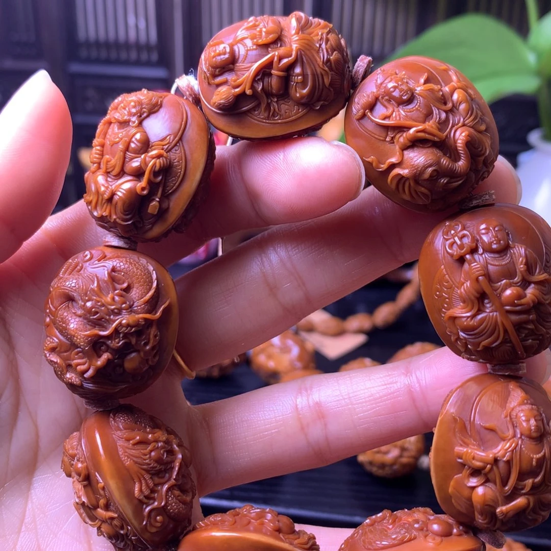 手串/手链橄榄核九龙弥勒