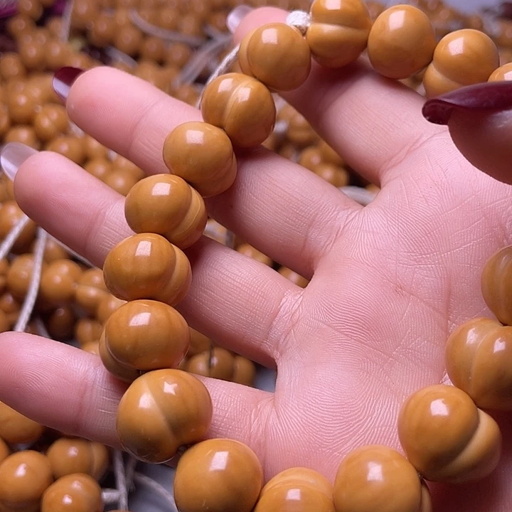 ๓****猴头核桃手串15尺寸镜面柯基屁桃手持全品无暇