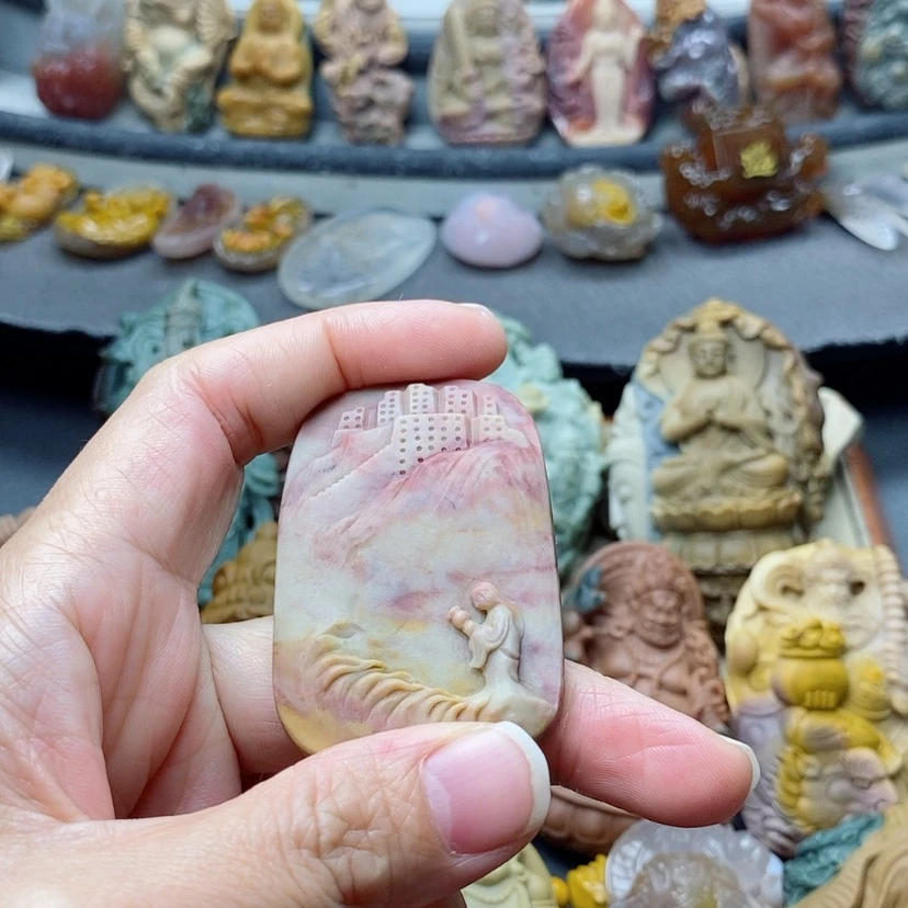 【闪购商品】定制石英质玉吊坠未镶嵌