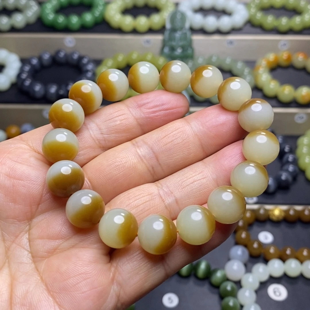 和田玉未镶嵌手串