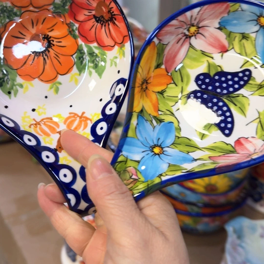 陶瓷外贸勺托两只看图