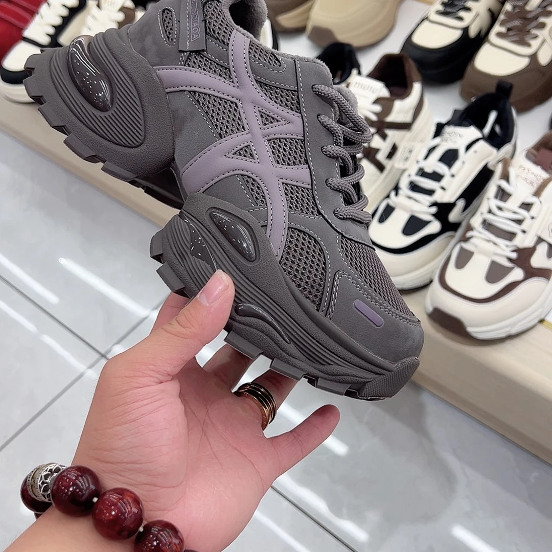 依***莲老爹鞋28587紫色36