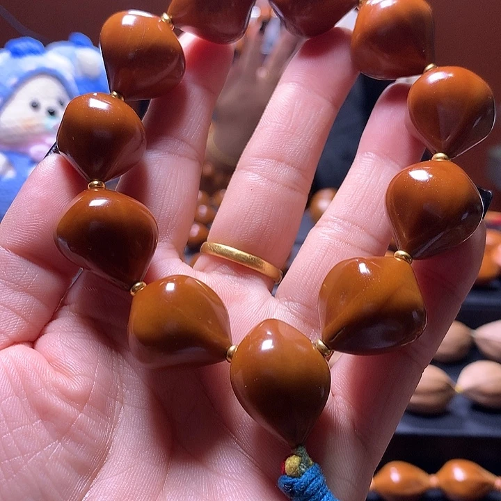 遗***年手串/手链橄榄核三花手串8