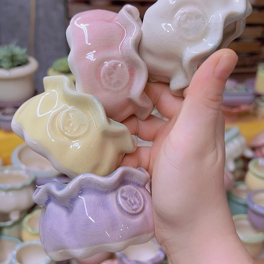 陶瓷花盆当场凑满12包邮