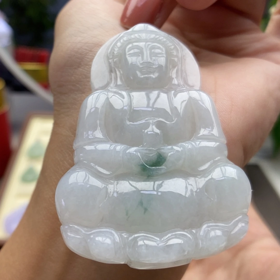 翡翠未镶嵌颈饰吊坠