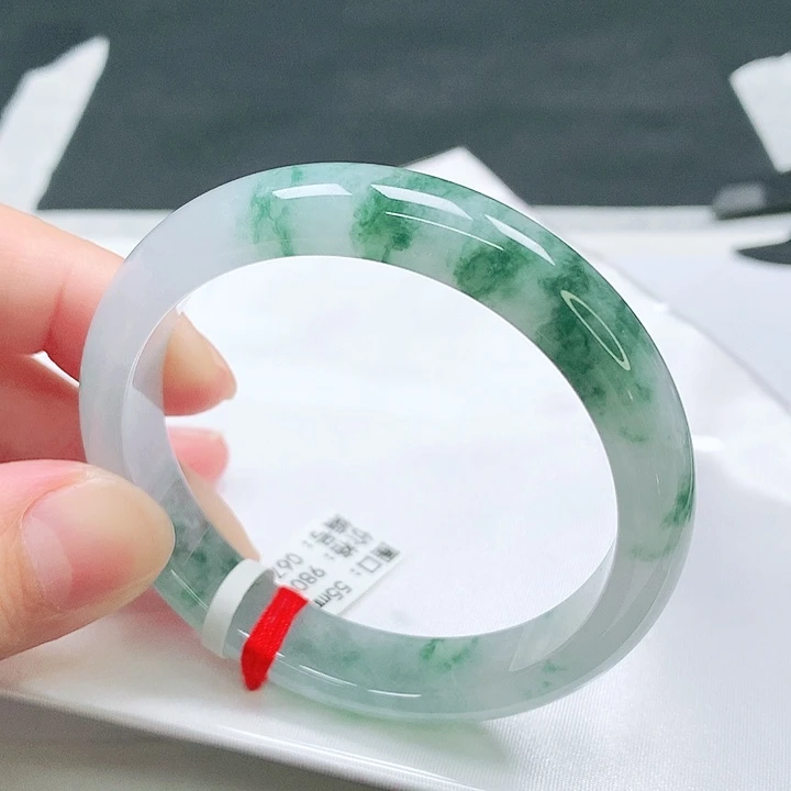 翡翠未镶嵌手镯手镯55