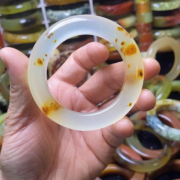 蛇纹石玉合金手镯