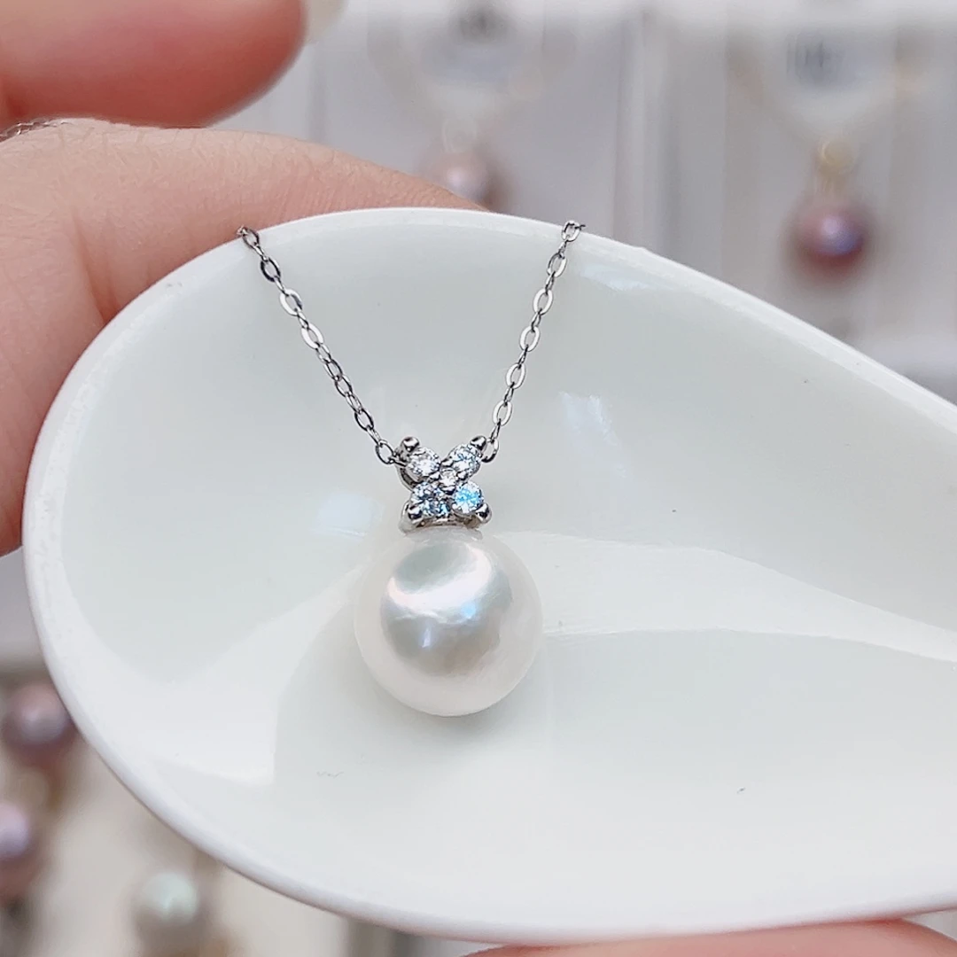 淡水珍珠未镶嵌吊坠(赠链)