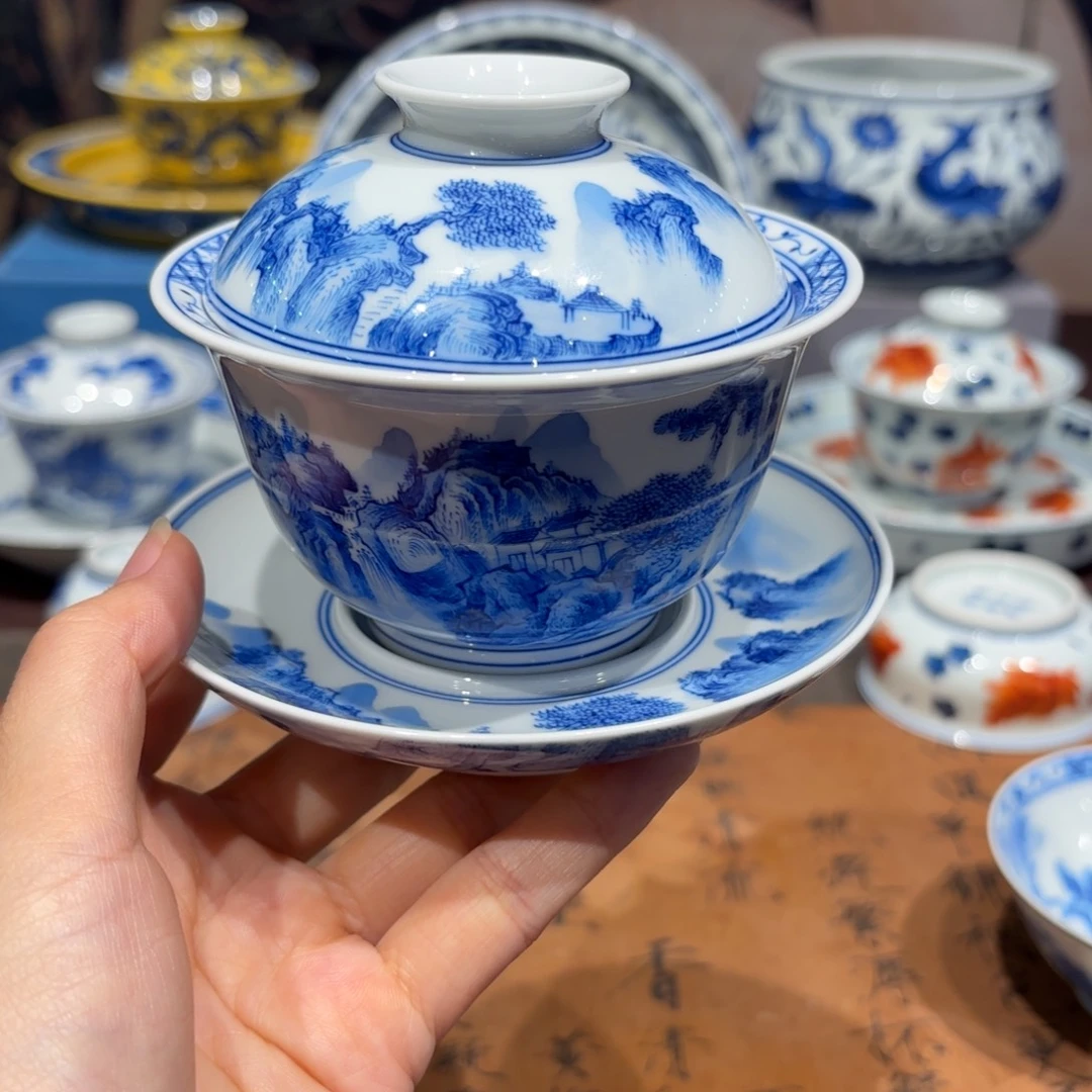 手工手绘陶瓷茶具