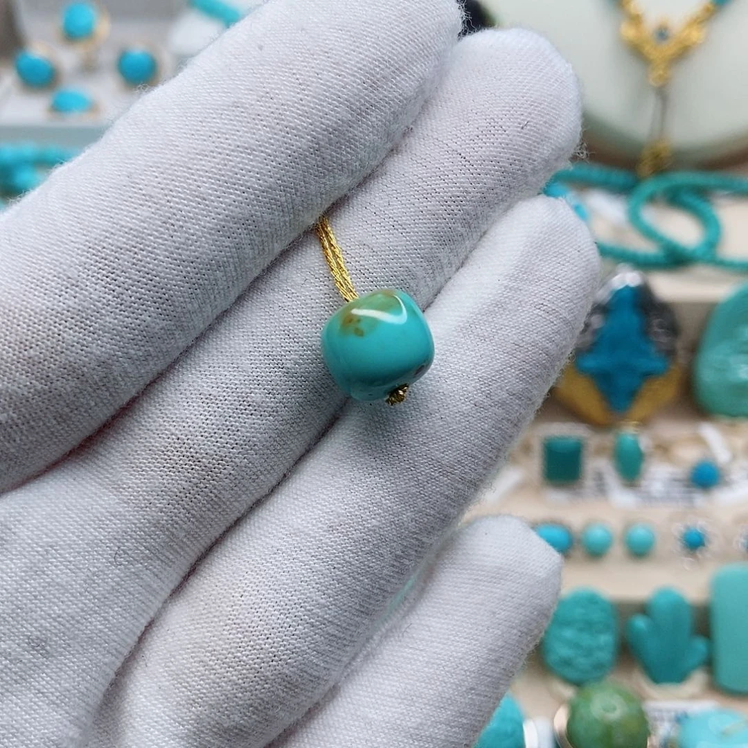 绿松石珠宝奇石未镶嵌