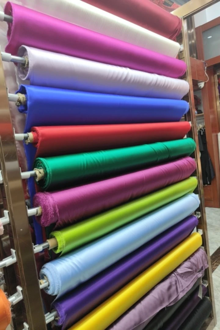 三号直播专属 1.3米蓝色丝麻真丝布料不支持天7天