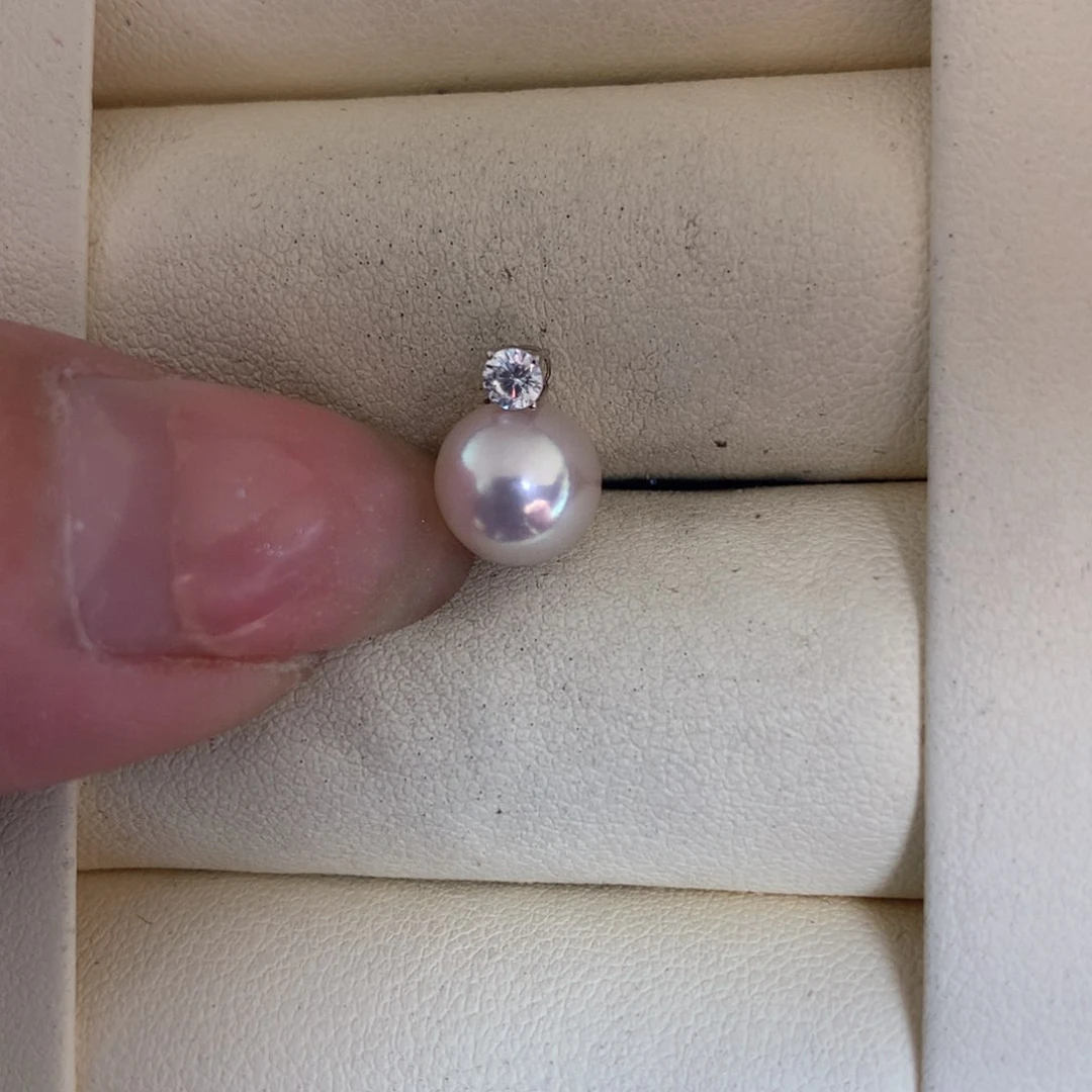 海水珍珠18K金镶嵌颈饰