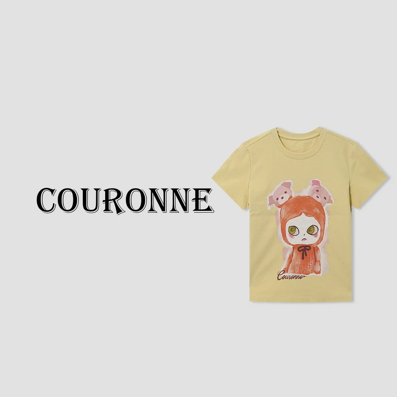 【小熊】-春夏‘’头套娃娃‘’小女孩卡通设计百搭简约圆领长袖31121