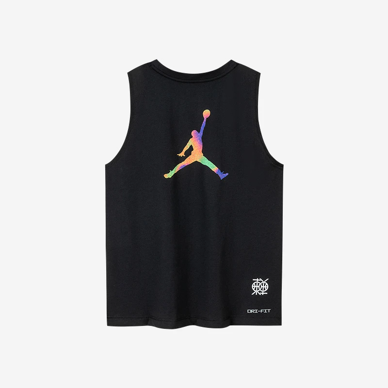 【官方旗舰】AIR JORDAN儿童童装男童女童東单联名速干运动背心D341