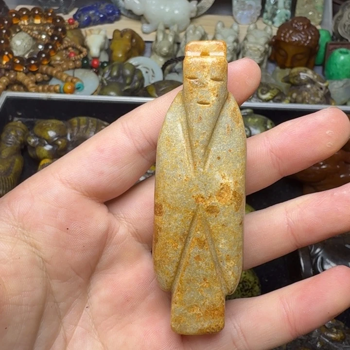 和田玉未镶嵌颈饰84