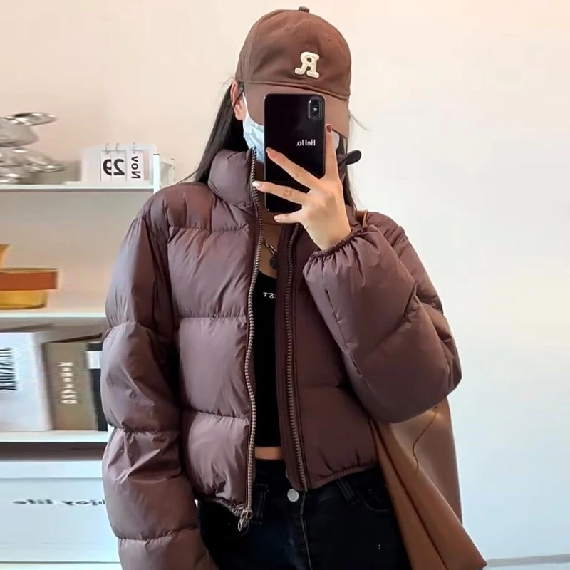 2025年新款服女冬季短款加厚棉衣宽松面包服韩版洋气棉袄潮