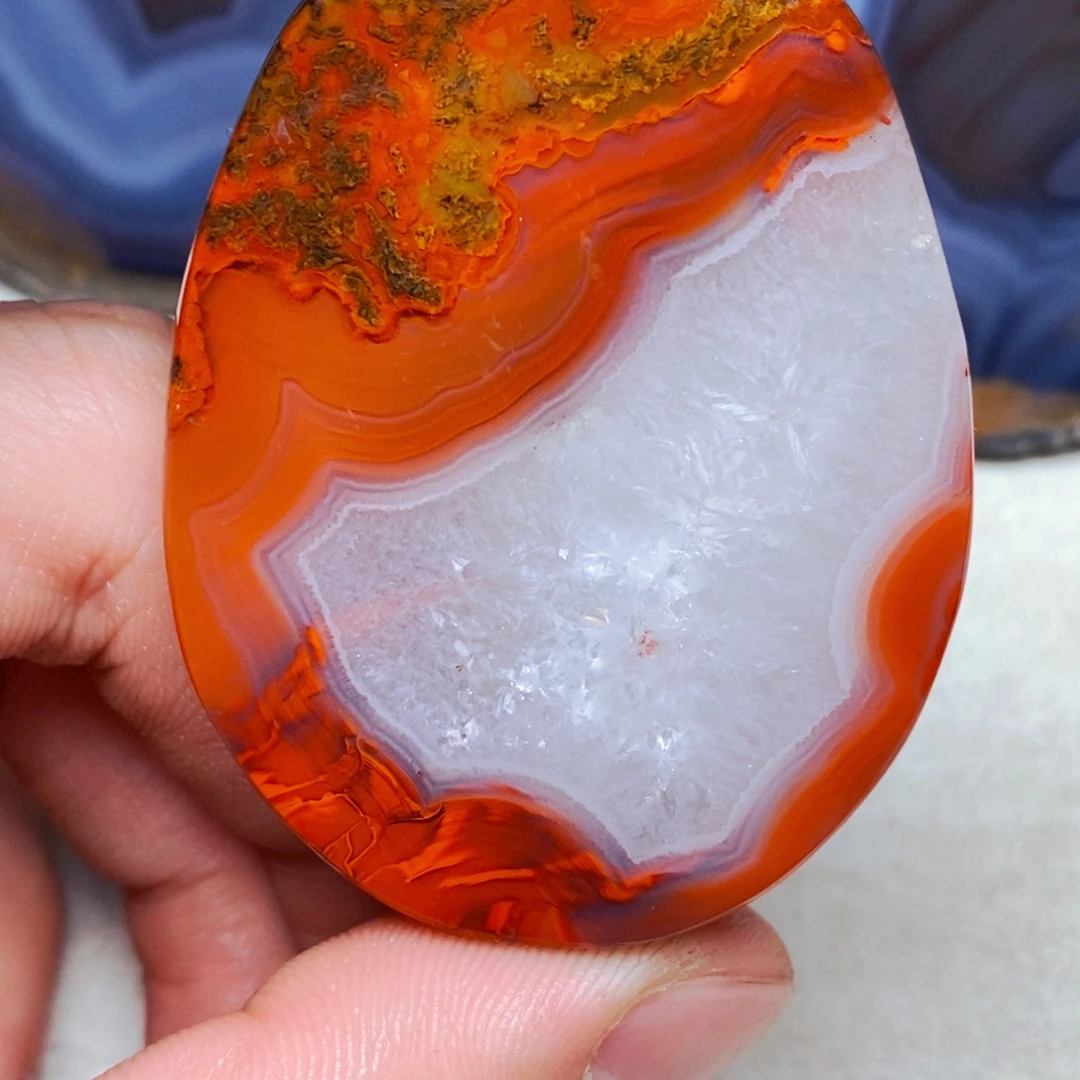 挣***猬玛瑙/玉髓未镶嵌颈饰