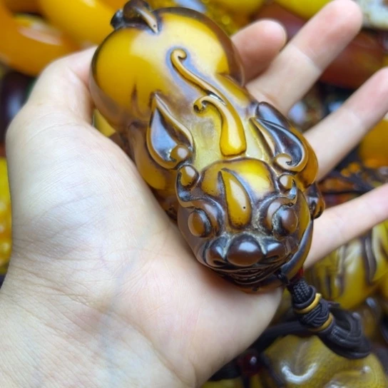 未镶嵌琥珀手链蜜蜡