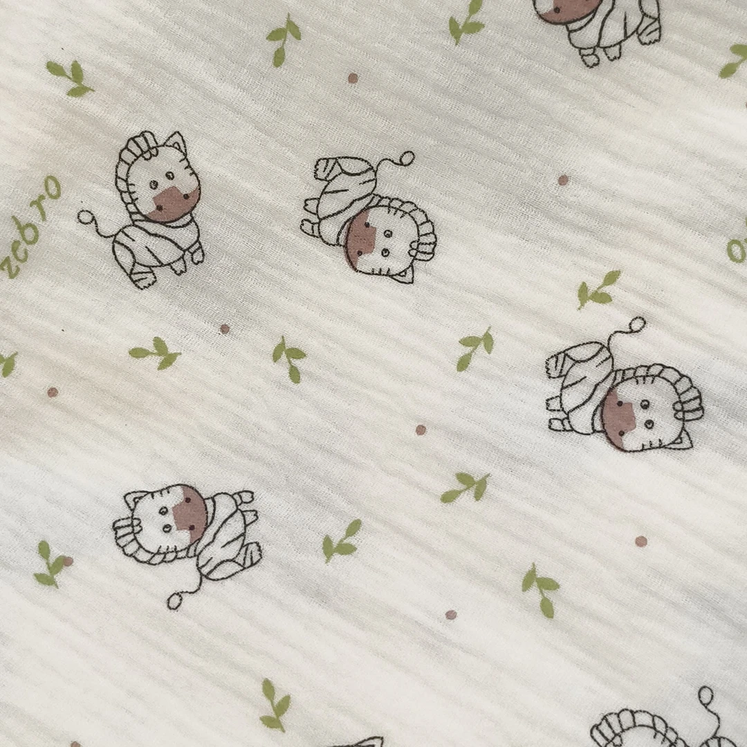 140幅宽米底天使马双层皱纱面料母婴适用舒适透气