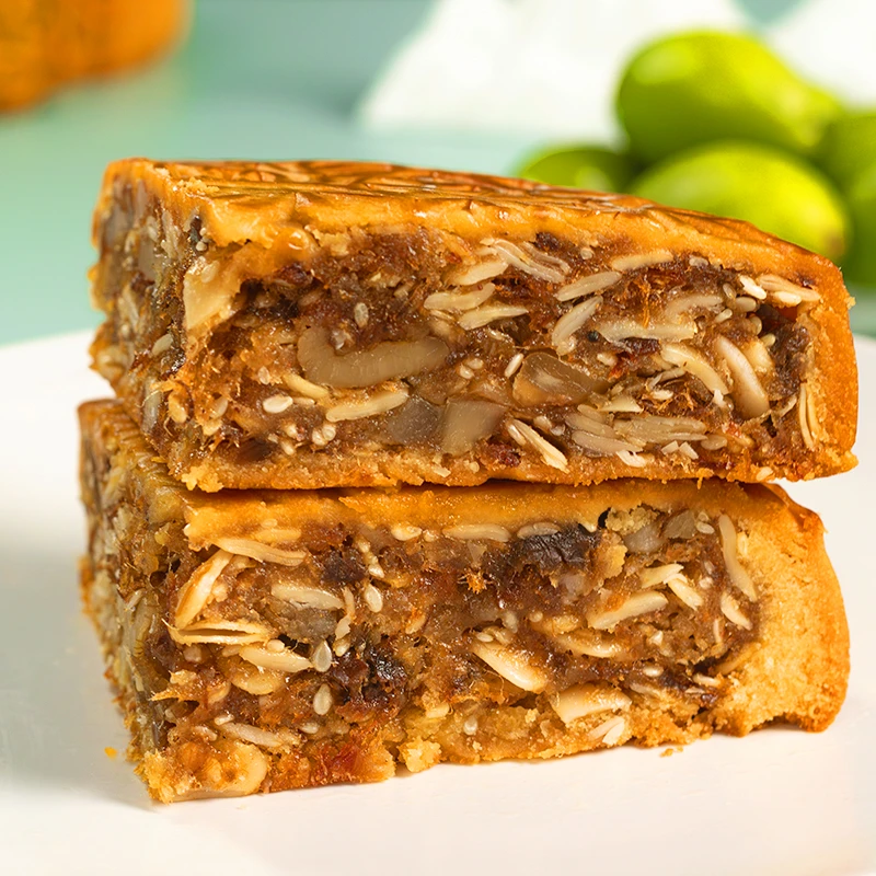 [榄味尝鲜]珠乡橄榄月饼260g 清香回甘好吃不油腻