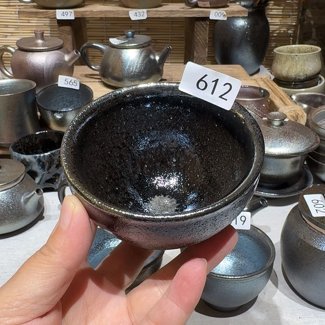 种***球壶建水紫陶紫泥柴烧杯