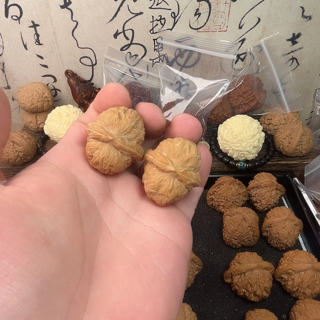 文玩核桃把件元宝36尺