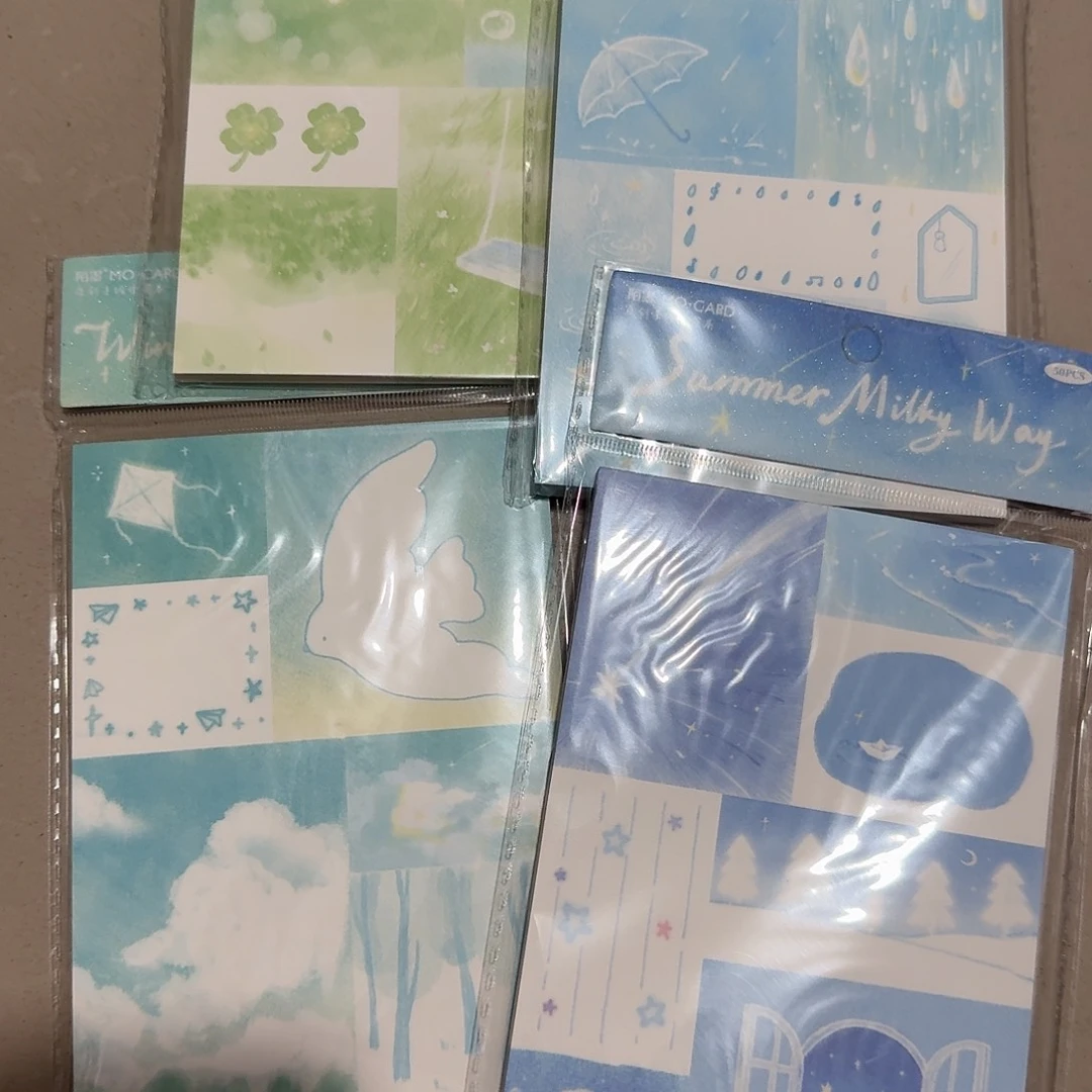 回忆梦境拼布便签4本