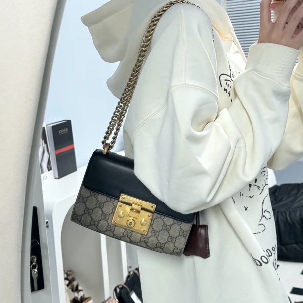 95新 GUCCI/古驰 LX005/斜挎包/月光宝盒