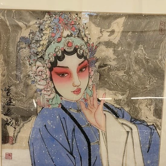 国画人物画作精品