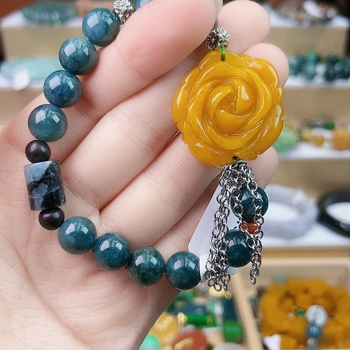 翡翠未镶嵌手链手链