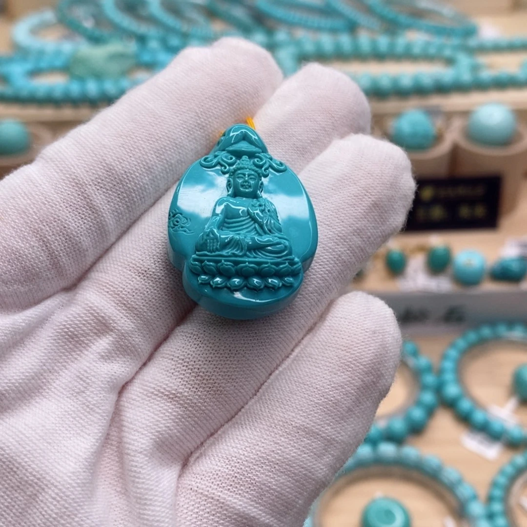 未镶嵌绿松石珠宝奇石